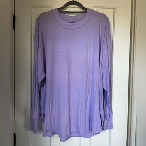 Aerie Purple Crew Neck Top
